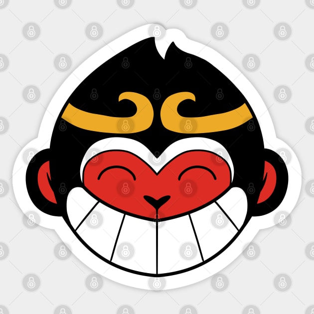 Monkie Kid Sticker by Atzon